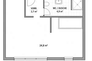 Renovierte 1,5 Zimmer Wohnung mit Einbauküche in Freiburg – 79114 Betzenhausen-Bischofslinde, Freiburg im Breisgau – Vorschaubild 11