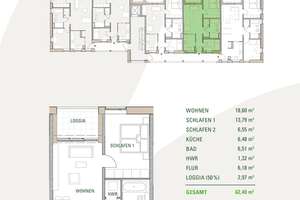 SCHWIND IMMOBILIEN - "Das Lapinou" - exklusive 3-Zmmer-Neubau-Eigentumswohnung im Ludwigshöhviertel – Die vollständige Adresse der Immobilie erhältst du vom Anbieter., 64285 Bessungen, Darmstadt – Vorschaubild 10