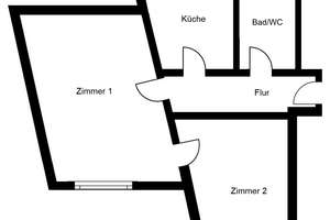 Gemütliche 2-Zimmer-Erdgeschoss-Wohnung in München-Nymphenburg – Hertastraße 0, 80639 Nymphenburg, München – Vorschaubild 5