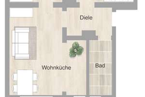 *** Charmante 2-Zi-Wohnung mit großzügigem und modernem Tageslichtbad *** – Hurterstr. 10, 45144 Frohnhausen, Essen – Vorschaubild 17