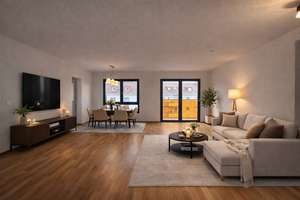 Große 2-Zimmer Wohnung - Erstbezug - mit Einbauküche