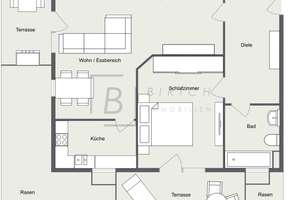 Gepflegte 2-Zimmer-Erdgeschosswohnung mit zwei Terrassen und Garten – Die vollständige Adresse der Immobilie erhältst du vom Anbieter., 89233 Neu-Ulm – Vorschaubild 22