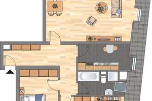 Ab sofort! Großzügige 3-Zimmer-Wohnung mit Laminat - Baumarktgutschein für 200,00 EUR – Dorstfelder Hellweg 32, 44149 Dorstfeld, Dortmund – Vorschaubild 2