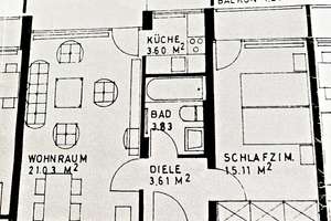 Lichtdurchflutete 2-Zimmer-Wohnung mit 2 überdachten Balkonen – Neuburger Straße 179 c, 86167 Lechhausen-West, Augsburg – Vorschaubild 8