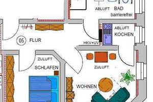 **LICHTDURCHFLUTETE 2-RWG**Bad mit ebenerdiger Dusche & Fußbodenheizung**WE 05** – Mockauer Straße 22, 4357 Leipzig – Vorschaubild 9