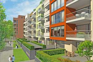 "Ouartis Les Halles" in Düsseldorf-Pempelfort, schicke 2-Raumwohnung mit Parkett in begehrter Lage. – Schinkelstr. 61, 40211 Pempelfort, Düsseldorf – Vorschaubild 4