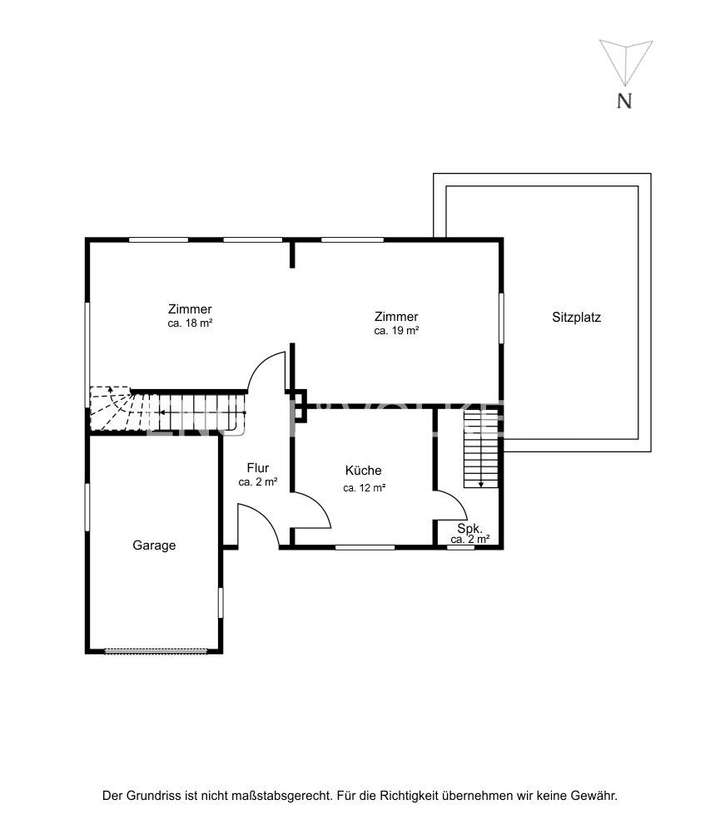 Gästehaus Erdgeschoss