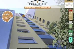 ALLES DRIN: Vollständig möbliertes & gepflegtes Apartment mit Weitblick in der Weststadt! – Die vollständige Adresse der Immobilie erhältst du vom Anbieter., 76135 Weststadt, Karlsruhe – Vorschaubild 1