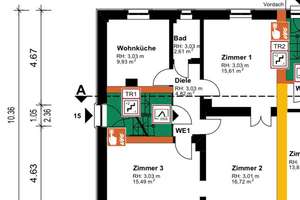 Altbauperle 3-Zimmer-Wohnung in Frankfurt Heddernheim – Die vollständige Adresse der Immobilie erhältst du vom Anbieter., 60439 Heddernheim, Frankfurt am Main – Vorschaubild 12