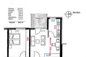 Seniorengerechte 2-Zimmer-EG-Wohnung, neu renoviert, Terrasse, Einbauküche – Theodor-Heuss-Straße 55, 38444 Detmerode, Wolfsburg – Vorschaubild 14