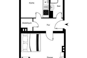 Stilvolle 1-Zimmer-Wohnung – sofort bezugsfrei – Die vollständige Adresse der Immobilie erhältst du vom Anbieter., 13353 Wedding, Berlin – Vorschaubild 14