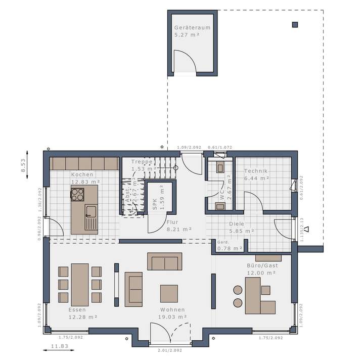 Grundriss OG
