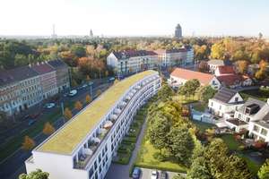 *** PENTHOUSE * Terrasse * 3 Zimmer  * NEUBAU * EBK * TG * 06/26 *** – Prager Straße 235-259, 4289 Probstheida, Leipzig – Vorschaubild 2