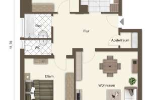 Helle 3-Zimmer Wohnung in Ingolstadt-Oberhaunstadt