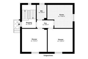 Freistehendes Dreifamilienhaus in Angermund + Einzelgarage + weitläufigem Grundstück – 40489 Angermund, Düsseldorf – Vorschaubild 19
