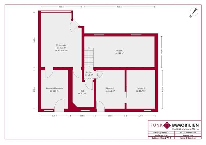 Grundrisszeichnung Haus 2 EG.j