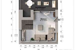 Penthouse über 3 Etagen mit Elbblick  am Wissenschaftshafen MD – Sarajevo- Ufer 24, 39106 Alte Neustadt, Magdeburg – Vorschaubild 11