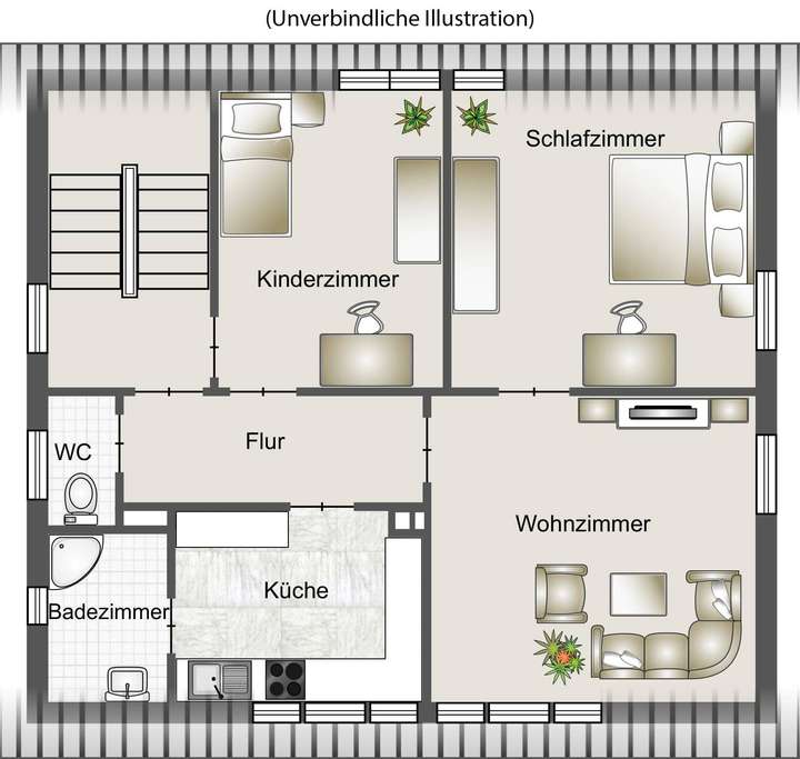 Grundriss Obergeschoss