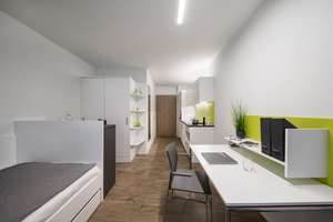 1 Zimmer Apartment in zentraler Lage für Studenten  – Haugerglacisstraße 5d, 97080 Altstadt, Würzburg – Vorschaubild 2