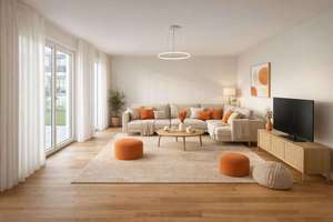 Gut geschnittene 3-Zimmer-Wohnung mit zwei Bädern, Abstellraum und Balkon – Hildegard-Knef-Straße 101, 40549 Heerdt, Düsseldorf – Vorschaubild 3