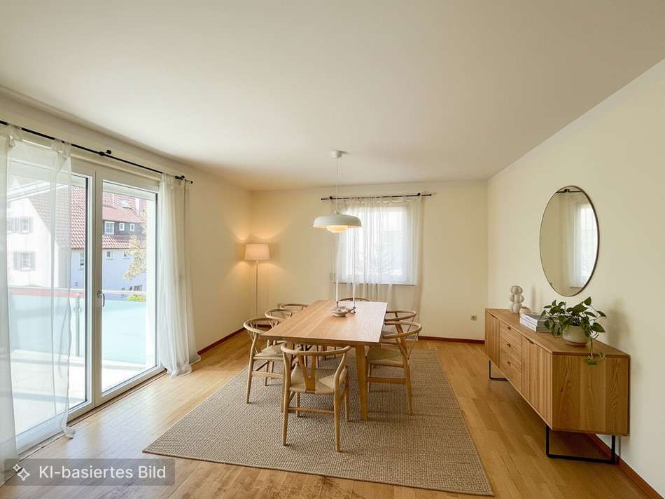 Esszimmer KI visualisiert