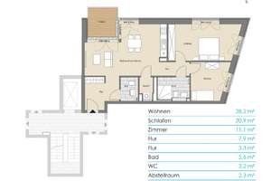 3-Zimmer-Neubauwohnung an der Kieler Hörn – Die vollständige Adresse der Immobilie erhältst du vom Anbieter., 24143 Gaarden-Ost, Kiel – Vorschaubild 9