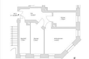 PRIVATVERKAUF (kein Makler!) Leerstehende & sonnige 2-Zimmer Single-Wohnung hinter dem Grassi Museum