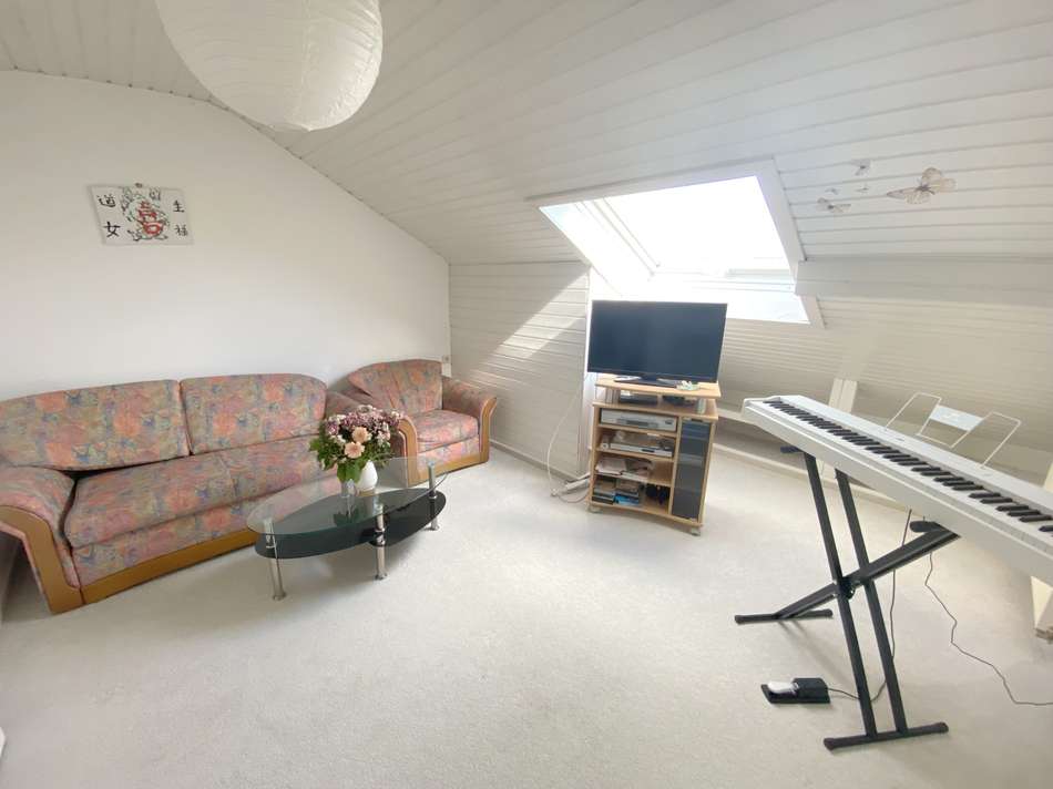 eines der Schlafzimmer im DG
