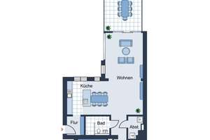 Repräsentative, hochwertige 
3 Zimmer-Wohnung 
mit großer Dachterrasse im Herzen Düsseldorfs. – Die vollständige Adresse der Immobilie erhältst du vom Anbieter., 40213 Stadtmitte, Düsseldorf – Vorschaubild 25