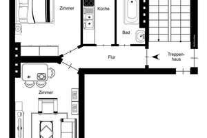 Altbauwohnung in ruhiger, grüner Wohnlage – idyllisch wohnen nahe Tegel/Wittenau – Die vollständige Adresse der Immobilie erhältst du vom Anbieter., 13509 Borsigwalde, Berlin – Vorschaubild 11