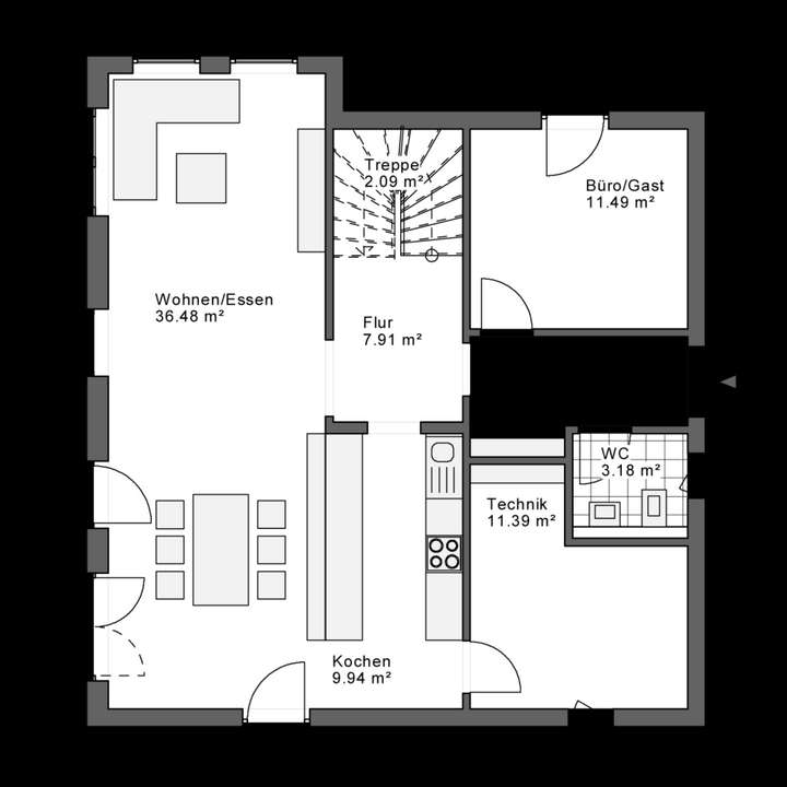 Grundriss EG