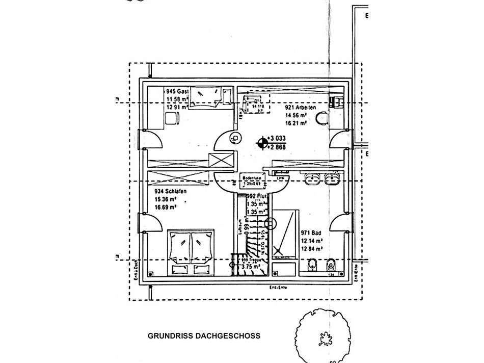 Grundriss Dachgeschoss