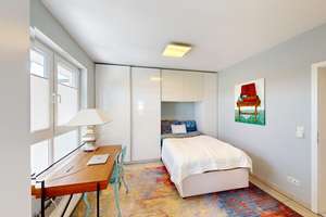 Komfortable Drei-Zimmer-Penthousewohnung mit Skylineblick und zwei Tiefgaragenplätzen – 60528 Niederrad, Frankfurt am Main – Vorschaubild 9