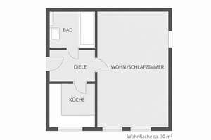 Charmantes 1-Zimmer Apartment in Köln- Deutz mit EBK – Die vollständige Adresse der Immobilie erhältst du vom Anbieter., 50679 Deutz, Köln – Vorschaubild 13