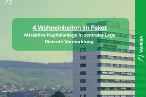 +++Investment-Paket - 4 Wohnungen in zentraler Lage von Heilbronn - 5,2 % Rendite möglich+++