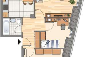 Ab sofort! 3-Zimmer-Wohnung in Dortmund Dorstfeld (wird noch mit Laminat ausgestattet) – Wörthstraße 48, 44149 Dorstfeld, Dortmund – Vorschaubild 2