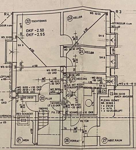 Grundriss Kellergeschoss