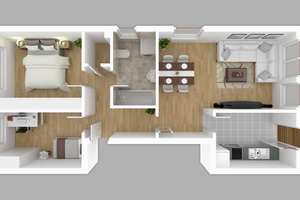 Frisch Saniert inkl. 2x PKW-Stellplätze, Einbauküche & Balkon – Gerwischer Straße 57, 39114 Cracau, Magdeburg – Vorschaubild 22