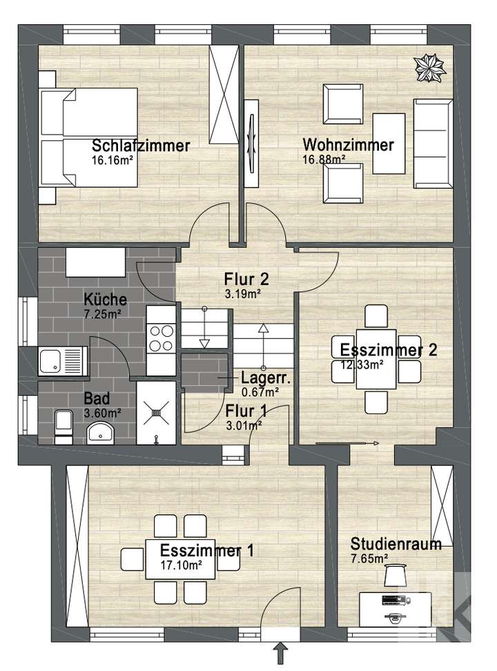 Grundriss EG