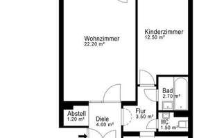 KAPITALANLAGE: 3 Zimmer · Vermietet · Balkon · Tiefgarage – Die vollständige Adresse der Immobilie erhältst du vom Anbieter., 22525 Stellingen, Hamburg – Vorschaubild 2