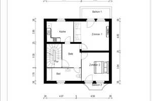 Gut geschnittene, gepflegte 2-Zimmer-Wohnung mit Balkon im Bürgermeisterviertel (Hammerschmidtplatz) – Oehlerstraße 6, 47798 Krefeld – Vorschaubild 12