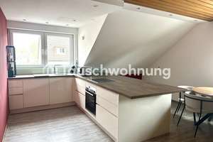 Tauschwohnung: 2 Zimmerwohnung mit großer Einbauküche Dachboden
