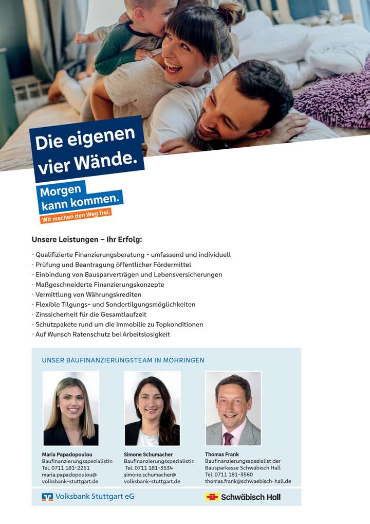 Ihre Baufinanzierungsberater i