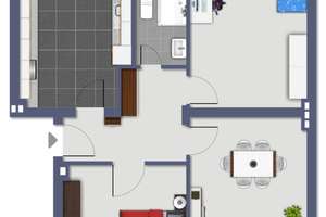Komfortable 82 m² Wohnung mit Loggia *attraktiver Grundriss bietet Platz für Individualität *Fami – Die vollständige Adresse der Immobilie erhältst du vom Anbieter., 47169 Marxloh, Duisburg – Vorschaubild 7