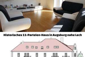 Provisionsfrei* Historisches 11 Parteien Mehrfamilienhaus in Augsburg nahe Lech, Renditeobjekt vom E – Schackstraße 59, 86165 Lechhausen-Süd, Augsburg – Vorschaubild 8