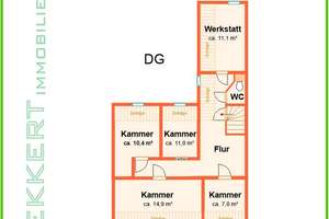 Neues Angebot !  Teilsaniertes Reihenmittelhaus ca. 150 m² Wohnfläche + eigene Zufahrt und 3 Garagen – Philippstraße 15, 8393 Meerane – Vorschaubild 11