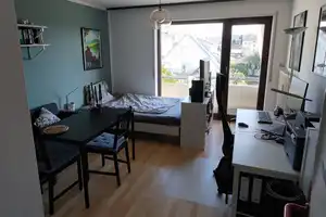 Helles 1-Zimmer-Appartment in ruhiger Lage – Mannheim – Vorschaubild 1