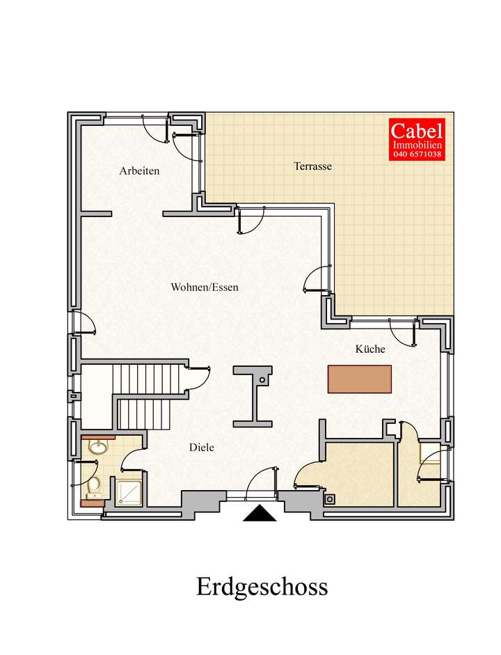 Grundriss Erdgeschoß