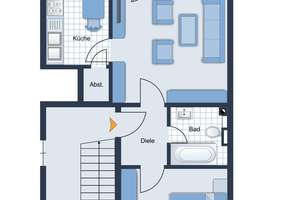 Sichern Sie sich eine 2 Zimmer, 45 m²  Wohnung mit Balkon in Top Lage! Mönchengladbach - Hockstein! – Die vollständige Adresse der Immobilie erhältst du vom Anbieter., 41239 Hockstein, Mönchengladbach – Vorschaubild 7