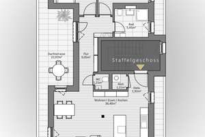 Exklusive 3-Zi.-Penthouse-Wohnung in Offenbach-Rosenhöhe – 63069 Vorderwald-Rosenhöhe, Offenbach am Main – Vorschaubild 9